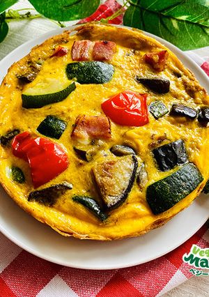 【ちょい足し】焼くだけスペイン風オムレツ-レシピのメイン写真