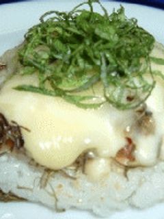 納豆昆布入りおむすびピザ-レシピのメイン写真