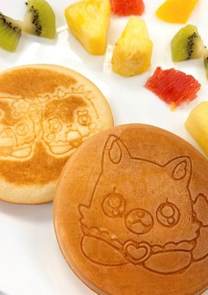 モチモチ食感!米粉のパンケーキ-レシピのメイン写真