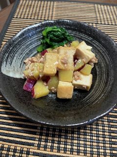 厚揚げとさつまいものそぼろ煮-レシピのメイン写真