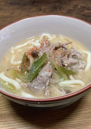 味噌煮込みうどん-レシピのメイン写真