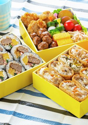 イシイのチキンハンバーグキンパ-レシピのメイン写真