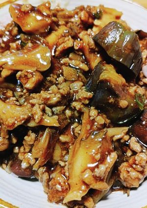 ゴロゴロお肉の旨辛麻婆茄子-レシピのメイン写真