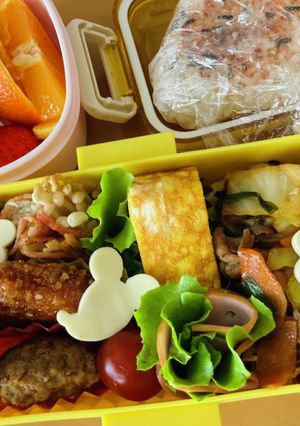 キャラ弁苦手でも可愛くしたい!簡単弁当♬-レシピのメイン写真