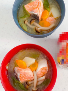 鮭のちゃんちゃん焼き風味噌汁-レシピのメイン写真