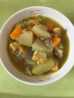 【保育園給食】夕顔のカレー煮-レシピのメイン写真