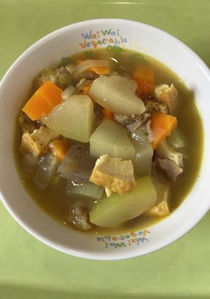 【保育園給食】夕顔のカレー煮-レシピのメイン写真