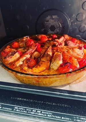 オーブン焼きパエリア風ご飯-レシピのメイン写真