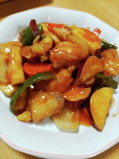 さつまいもとカジキマグロの酢豚-レシピのメイン写真