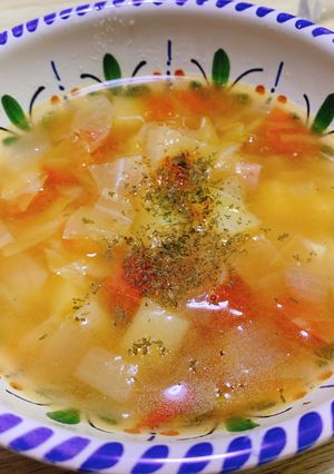 シンプルミネストローネ-レシピのメイン写真