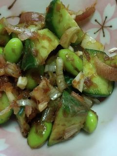 枝豆ときゅうりのおかか和え-レシピのメイン写真