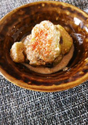 米茄子胡麻味噌和え-レシピのメイン写真