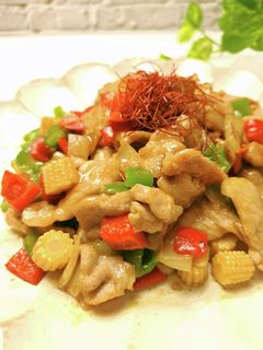 豚肉と彩り野菜の中華炒めカレー風味-レシピのメイン写真