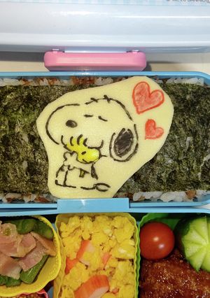 スヌーピー弁当～♪-レシピのメイン写真