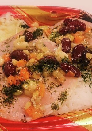 «豆ハムサラダ»と“我が家の○○○”-レシピのメイン写真