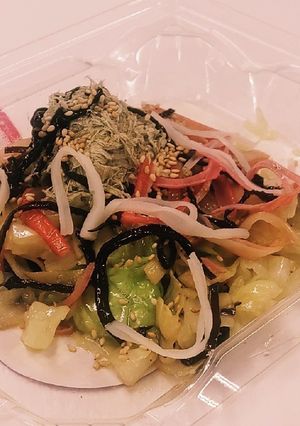 “カニかまキャベとろろごまWダブル昆布”-レシピのメイン写真