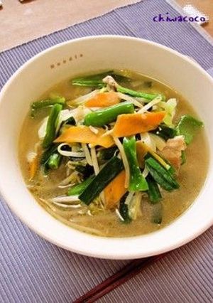 野菜たっぷりタンメン-レシピのメイン写真
