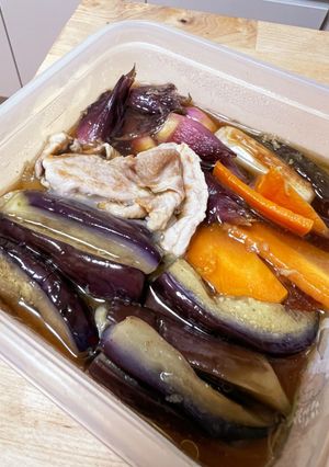 なんとみょうがまで!焼き野菜の煮浸し-レシピのメイン写真