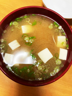 豆腐と素麺のお味噌汁(^^♪-レシピのメイン写真