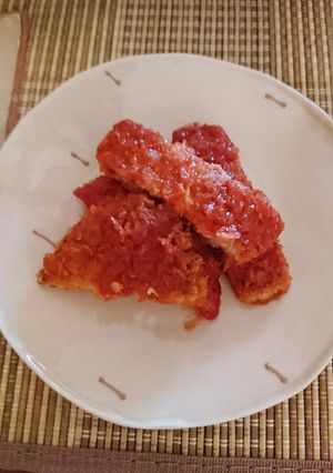 簡単！豚カツのケチャップ〜絡め-レシピのメイン写真