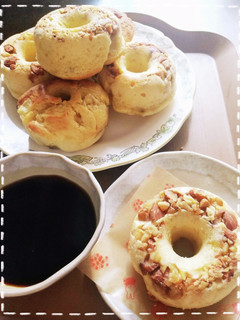 梨とバナナの焼きドーナツ♡-レシピのメイン写真