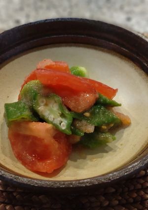 オクラとトマトの明太和え-レシピのメイン写真