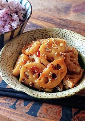 ご飯のお供★ご飯止まらんレンコンきんぴら-レシピのメイン写真