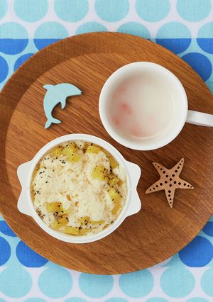 離乳食　おいもと黒ごまの蒸しパン-レシピのメイン写真