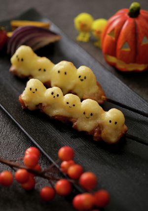 とろとろオバケのポテトチーズ焼鳥-レシピのメイン写真