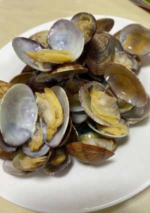 冷凍アサリで酒蒸し-レシピのメイン写真