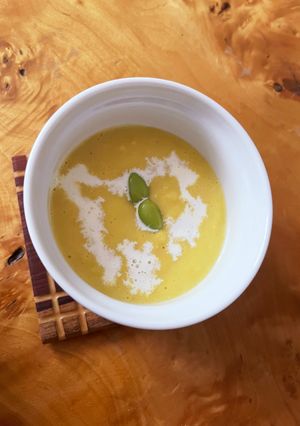 とうもろこしと玉ねぎの甘〜いスープ-レシピのメイン写真