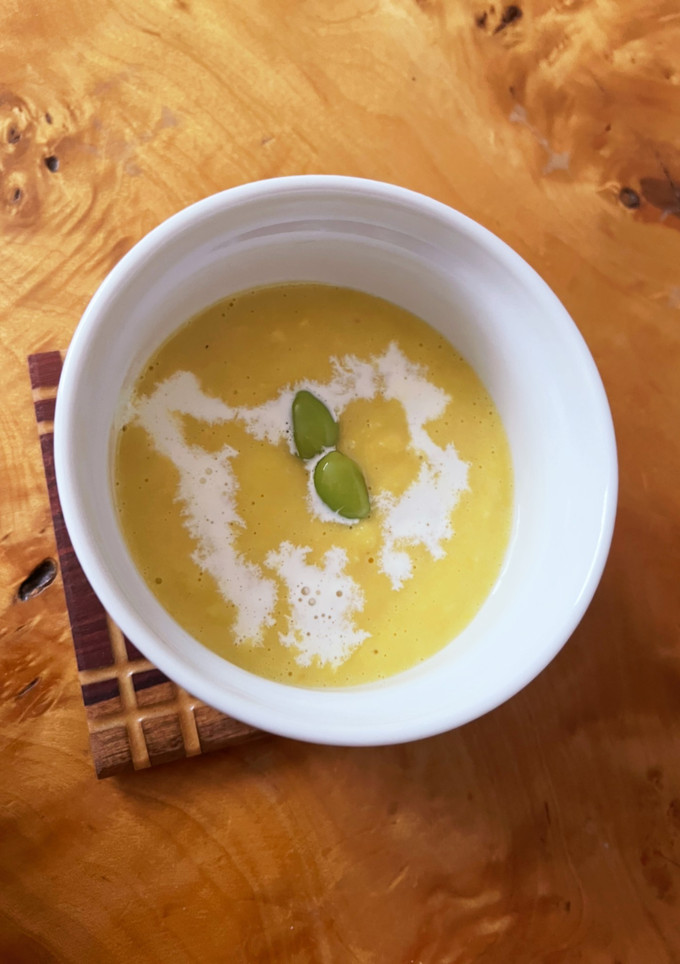 とうもろこしと玉ねぎの甘〜いスープ-レシピのメイン写真