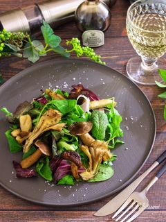 グリルきのことハーブのサラダ-レシピのメイン写真