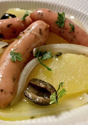 ウインナーとじゃがいもの白ワイン煮-レシピのメイン写真
