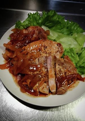 豚の甘辛焼き！w❨(@≧↺≦@)❩wノ-レシピのメイン写真