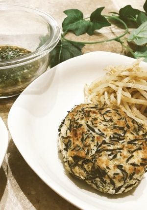 オートミールで「ひじき入りハンバーグ」-レシピのメイン写真