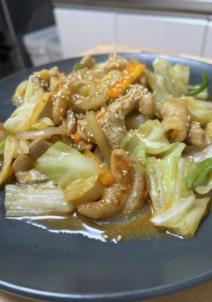 柔らかっ！！豚ホルモンの甘味噌炒め-レシピのメイン写真