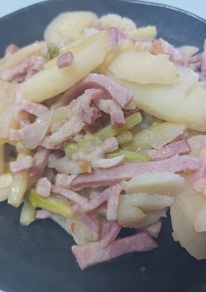 アスパラのポテトベーコン炒め-レシピのメイン写真