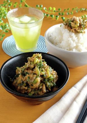 ご飯のお供に☆ツナ入りネギ味噌。-レシピのメイン写真