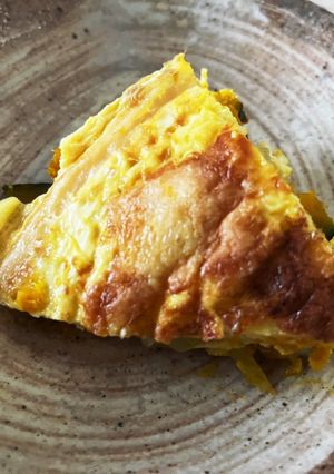 カボチャとシャケフレークのキッシュ風-レシピのメイン写真