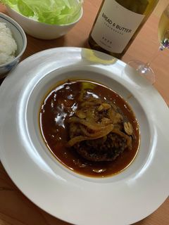 至高の煮込みハンバーグ-レシピのメイン写真