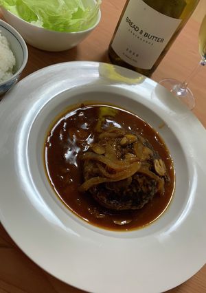 至高の煮込みハンバーグ-レシピのメイン写真