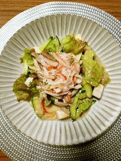 ヨウサマの減塩いとはん風あんかけサラダ-レシピのメイン写真