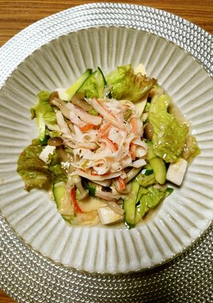 ヨウサマの減塩いとはん風あんかけサラダ-レシピのメイン写真