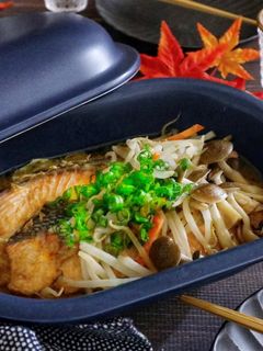 レンジで6分!鮭のちゃんちゃん焼き-レシピのメイン写真
