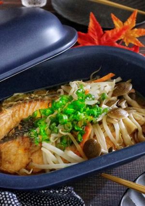 レンジで6分！鮭のちゃんちゃん焼き-レシピのメイン写真