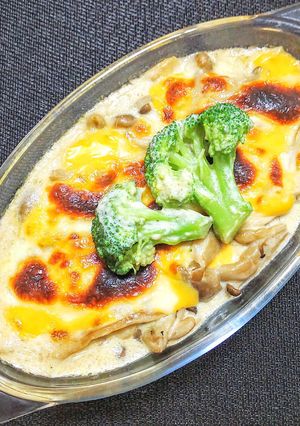 鶏もも肉とキノコのクリーム煮-レシピのメイン写真