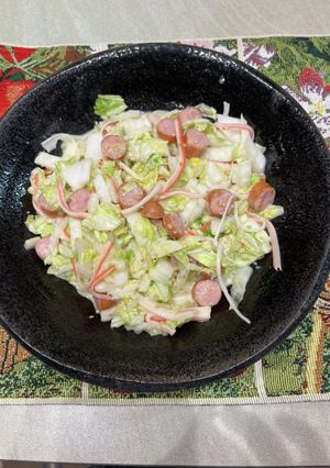 パクパクいけちゃう！白菜サラダ-レシピのメイン写真