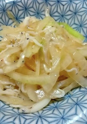 玉ねぎとしらすの和風サラダ-レシピのメイン写真