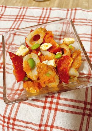 我が家のサラダ★プチトマと枝豆のサラダ-レシピのメイン写真